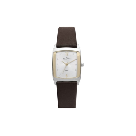 Skagen Steel Collection Women's Silver-Tone Dial Quartz Watch 691SSLG