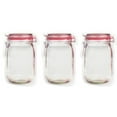 thumbnail image 1 of 3 Pcs Sacs Transparents de Conservation des Aliments en Forme de Bouteille pour Biscuits et Collations, Sacs de Scellage de Rangement, Sac à Fermeture Éclair, Couleur Rouge, 1 of 8