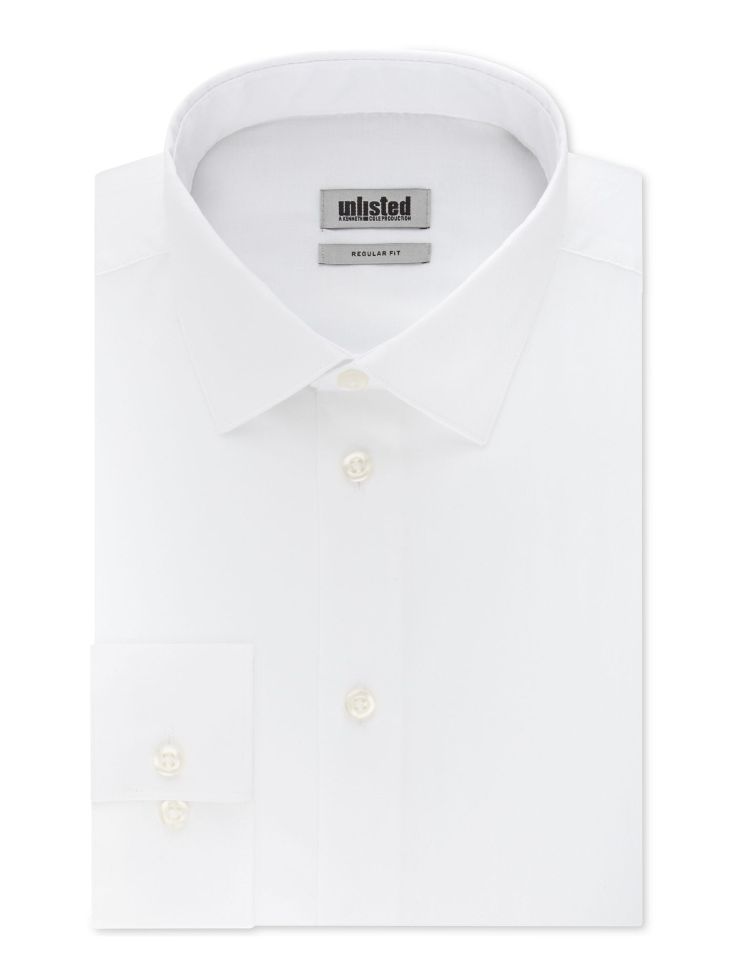 KENNETH COLE Mens White Solid Work 