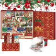 thumbnail image 4 of Christmas Vintage Countdown Puzzle Blind : 1000 PCS Festive Design For Holiday Toys, 4 of 9