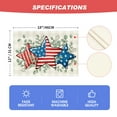 thumbnail image 5 of Sm:)e Eucalyptus American Flag Stars 4th of July Placemats Set of 4 12x18 Inch, 5 of 7