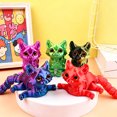 thumbnail image 5 of DVKOVI Colorful 3D Printed Cat Stress Relief Animal Decor For Adults Kid Perfect ​​Desk Pets For Kids Classroom​​, 5 of 5