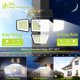 thumbnail image 2 of Luces solares daphino 3000LM para exteriores con sensor de movimiento, 2 unidades, 2 of 8
