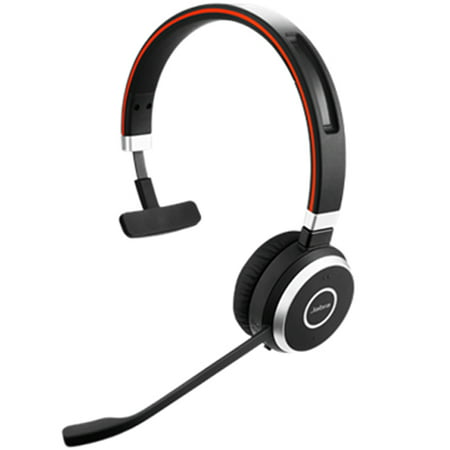 Jabra Evolve 65 Mono MS Wireless Headset 6593-823-309 for Voice & (Best Headset For Gaming And Music)