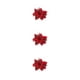 thumbnail image 4 of Flor de Navidad Simulación artificial Cateissary decoración Flores Cabezas, 4 of 6