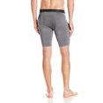 thumbnail image 2 of Hanes Shorts de Compression Performance Sportive pour Hommes, P, Charbon Chiné/ébène, 2 of 2
