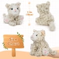 thumbnail image 3 of MorisMos 6 Pcs Bulk Kitten Stuffed Animal Set, Cute Stuffed Cat Toys with Multi-Pose, 3 of 7