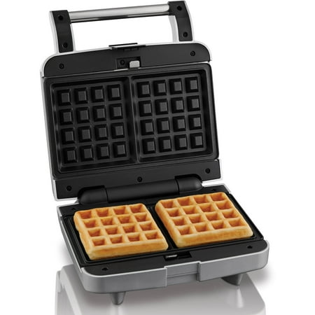 waffle maker removable farberware plate slice belgian nonstick walmart baker
