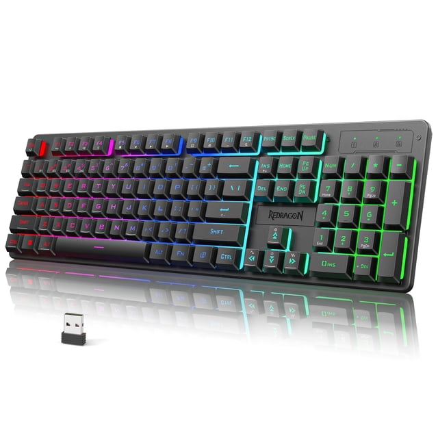 Teclado mecánico RGB inalámbrico trimodo Redragon K521KS