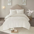 thumbnail image 2 of Madison Park King/Cal King Laetitia 3-Piece Tufted Cotton Chenille Medallion Comforter Set, Off-White, 2 of 7
