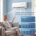 thumbnail image 4 of Gymax 12000 BTU Mini Split Air Conditioner & Heater w/Heat Pump Full Installation Kit, 4 of 9