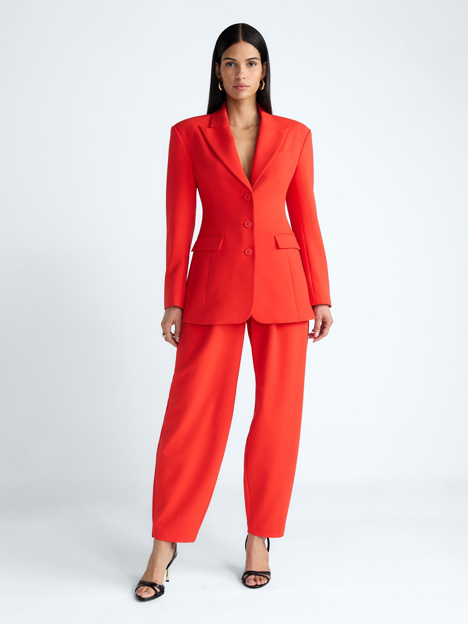 Devil Wears Prada Scoop Collection Women's and Women’s Plus Single Breasted Blazer, Sizes XS-4X