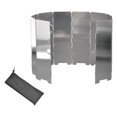 thumbnail image 1 of Estufa Gas 10 Placas Protector Contra El Viento Picnic Plegable Aluminio Pantalla A Prueba, 1 of 4