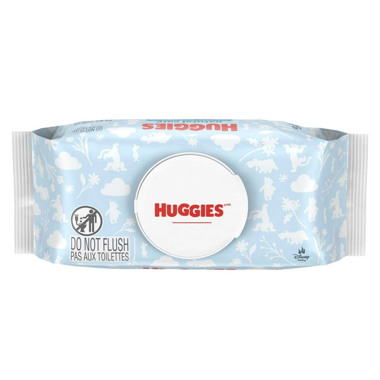 Huggies Baby Wipes with Cucumber Aloe Vitamin E, Hypoallergenic,