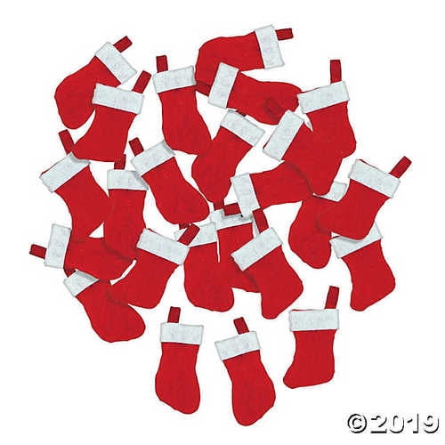 Download Mini Christmas Stockings For Christmas 24 Pieces Christmas Bulk Craft Accessories Felt Fabrics Fun Express Craft Supplies Mixglass Com Br PSD Mockup Templates