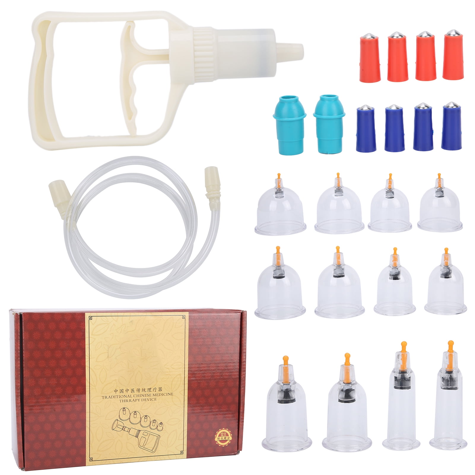 Cupping Therapy Set Cupping Vacuum Suction Cups Hand Pump Magnetic