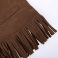thumbnail image 6 of Kiijoy Children's Cowboy Fringe Vest Vintage Solid Sleeveless Dress Up Waistcoat, Sizes 3-12, 6 of 7