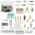 thumbnail image 1 of HLONK Kit de Leurres de Pêche Leurres Durs Ensemble d'Appâts Métalliques Réalistes 3D 302 Pcs, 1 of 8