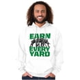 thumbnail image 3 of Football Athlete Earn Every Yard Hoodie Hooded Sweatshirt Men Brisco Brands M, 3 of 6