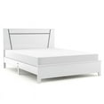 thumbnail image 3 of Bowery Hill 5pc White Wood Bedroom Set - Queen+2 Nightstands+Dresser+Mirror, 3 of 20