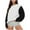 001 White, variant on Htigea Womens Pullover Sweatshirts Patchwork Long Sleeve Fleece Crewneck Tops Lightweight Outdoor Athletic Shirts Army Green S