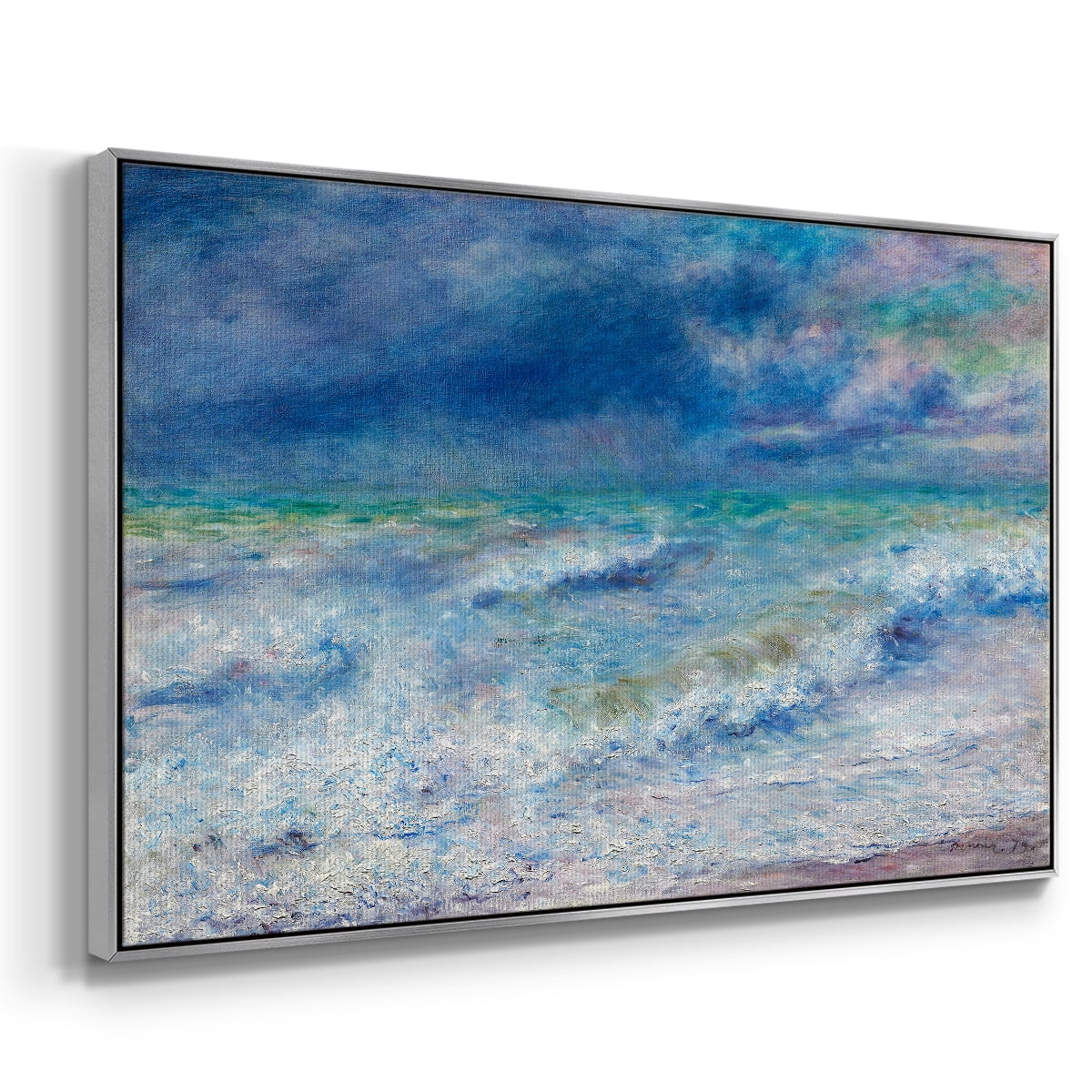 Vintage Landscape-CXIX By Wexford Home Framed in Silver Wood Gallery Wrapped Canvas 27 in. x 41 in.