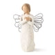 thumbnail image 1 of Figura de sauce con forma de ángel con forma de recuerdo de ángel, piel más clara, 13 cm, 1 of 6