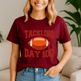 thumbnail image 4 of Kids 100 Days Of School Boys 100Th Day Of School Tackling Day 100,100 Days of School Shirt,100 Day TShirt,Back to School Tee,Teacher Gift,, 4 of 5