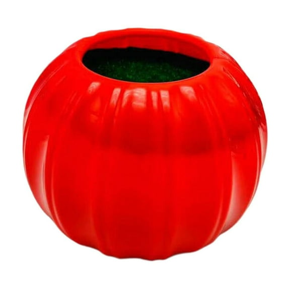 Tyeign Pumpkin Shaped Plastic Vase for Dried Flowers, Halloween Thanksgiving Centerpiece, Autumn Home Decor for Tabletop, Indoor Use