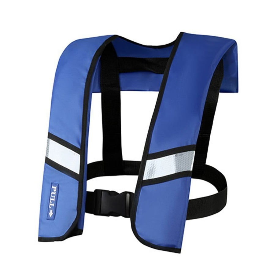 ADULT AUTOMATIC MANUAL INFLATABLE LIFE JACKET 150N SAILING BOATING AID VEST 