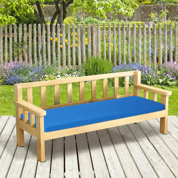 2 Seater Garden Bench Cushion Pad Without Chair Soft Foam 42 5x17 7x2 3 In Com - 2 Seater Garden Bench Seat Cushion