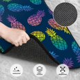 thumbnail image 3 of Zufioo Retro Bright Pineapple Print Car Floor Mats Four-piece Set, Car Interior Accessories - Corrosion-resistant, Non-Slip, Suitable for Cars, Trucks, Vans, 3 of 7