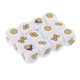 thumbnail image 1 of 12 Piezas Cubos De Dados De Madera Pintada De Blanco Ronda De Esquina Juguetes Para Niños Juego Dados De 6 Caras Con Patrones De 20 Mm X 20 Mm X 20 Mm Juegos De Para Niños Juguetes, Baoblaze Dados de madera, 1 of 8