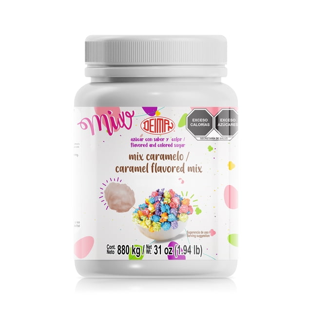Mix Caramelo Para Palomitas y Algodón de Azúcar 880 Gramos Repostería Escarchados