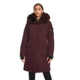 thumbnail image 4 of Alpine North Women's Vegan Down Long Parka Winter Jacket, Grape, Medium, 4 of 7