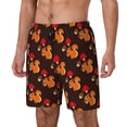 thumbnail image 2 of Haiem Cute Squirrel Mens Swim Trunks with Compression Liner 2 in 1 Swimming Shorts Stretch Swimwear Quick Dry,Board Shorts-Medium, 2 of 9