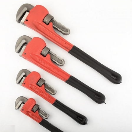 4 Pack Pipe Monkey Wrench Heavy Duty 8", 10", 14", 18"