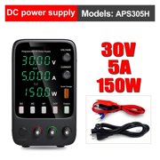 Adjustable DC Power Supply 30V 10A Lab Programmable Memory Function Bench Power Source Voltage Regulator Switch 60V 5A