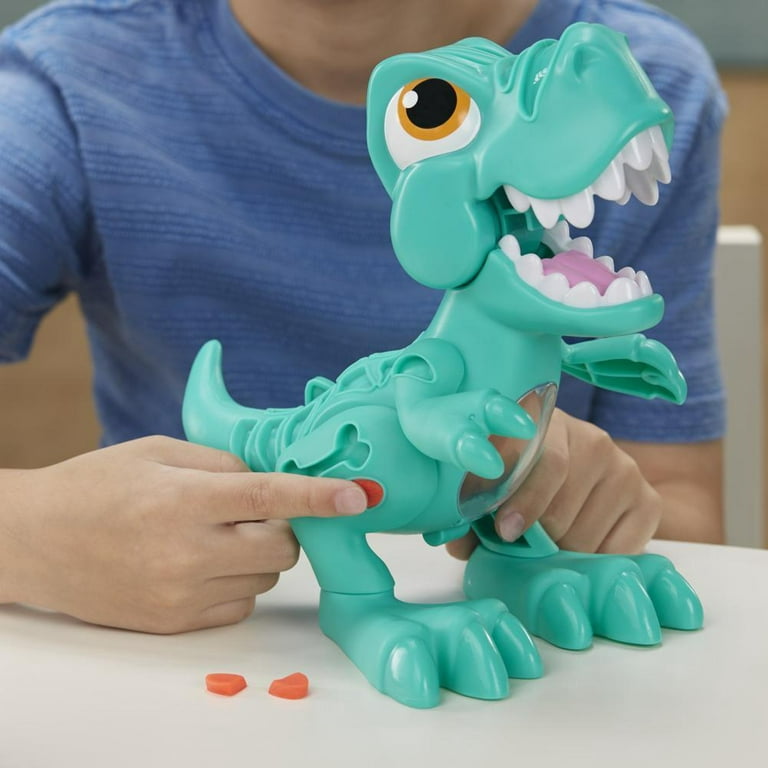 Play-Doh Dino Crew Crunchin' T-Rex Toy for Kids 3 Years and Up with  Dinosaur Sounds and 3 Play-Doh Eggs