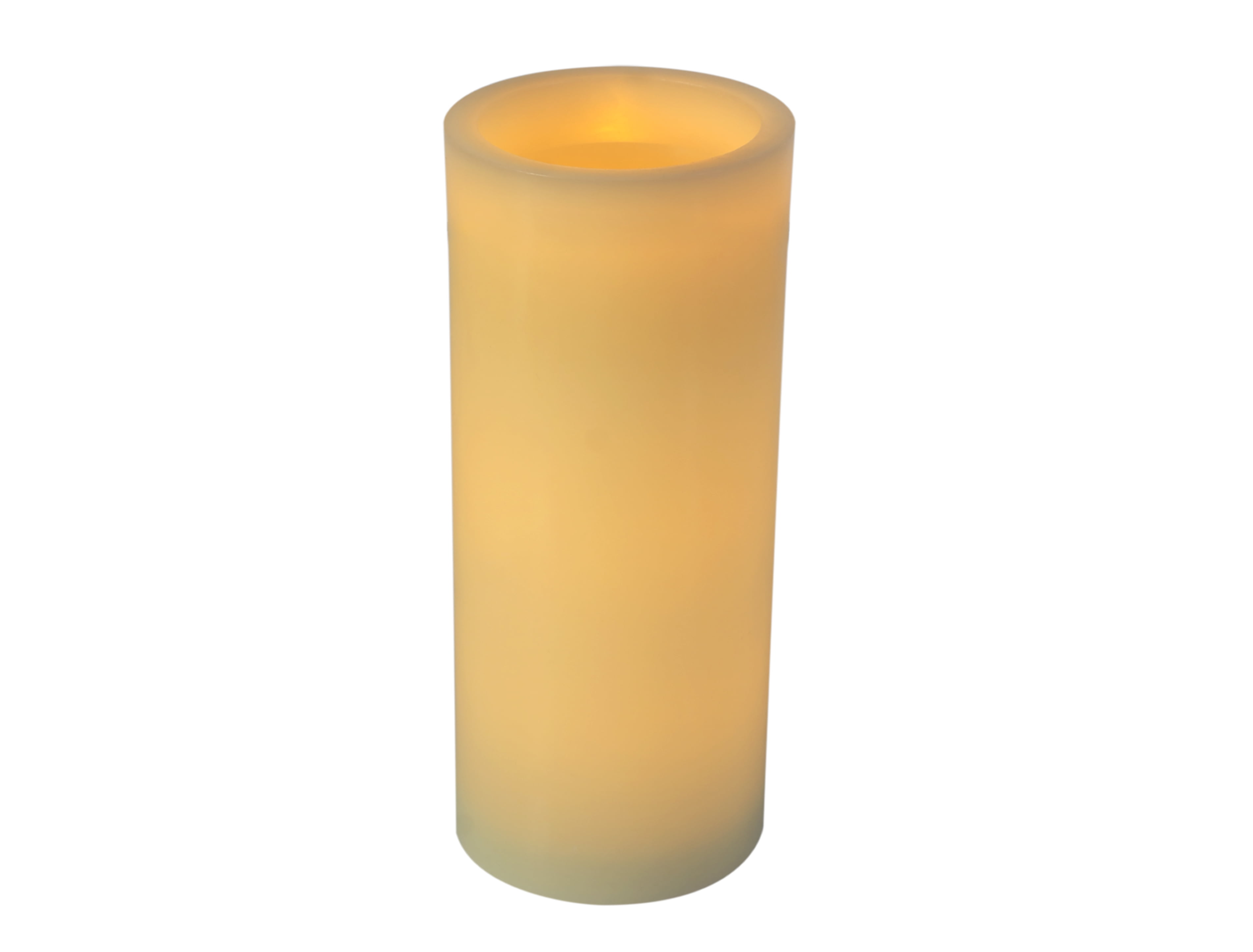Fake Candle Dripless Pillar Inglow Flameless Votive Outdoor 3D Taper Bulk 6 