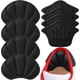 thumbnail image 1 of Heel Cushion Pads, Adhesive Back of Heel Grips Inserts for Boots, Too Big Loose Shoes, Reusable Heel Guards Liners for Women Men, Improve Shoe Fit,4PCS-Black+4PCS-Black, 1 of 5