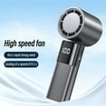 thumbnail image 2 of Mini portable fan handheld fan USB charging air cooler outdoor fan travel portable fan 4000mAh large capacity battery, 2 of 14