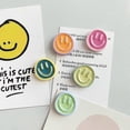 thumbnail image 3 of Cartoon Smiley Face Refrigerator Magnets Nordic Ins Wind Personality Home Whiteboard Decoration Photo Message Board, 3 of 4
