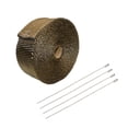 thumbnail image 4 of TAILTOSS Motorcycle Exhaust 1Pcs Fiber Coffee for Heat Shielding, 4 of 8