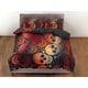 thumbnail image 3 of Ropa de cama de Halloween Colorido Cráneos Funda Nórdica Set Colcha, Dormitorio Ropa de cama con, 3 of 4