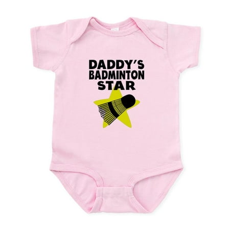 

CafePress - Daddys Badminton Star Body Suit - Baby Light Bodysuit Size Newborn - 24 Months