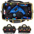 thumbnail image 4 of Professional Tool Bag, Electrician Tool Belt, Organizer Tool Pouch, Professional Electrician Pouch, Hardware Storage Belt Bag for Plumbers(Blue), 4 of 4