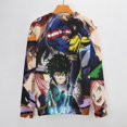 thumbnail image 3 of My Hero Academia Unisex Sweater Long Sleeve Round Neck Pullover Jumper Fall Winter Clothes Print Tops Blouse 2XL, 3 of 6