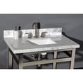 thumbnail image 4 of Kingston Brass KVPB3622M38SQ Carrara Marble Vanity Top with Square Undermount Sink, Carrara Marble, 4 of 5