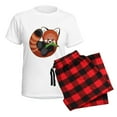 thumbnail image 5 of CafePress - Red Panda Women's Light Pajamas - Women's Short Sleeve Print T-Shirt and Pants Light Cotton Pajama Set, 5 of 7